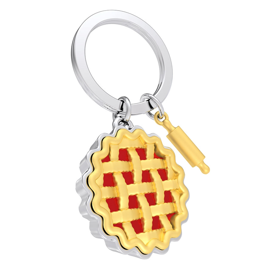 Metalinis raktų pakabukas „Naminis Pyragas“