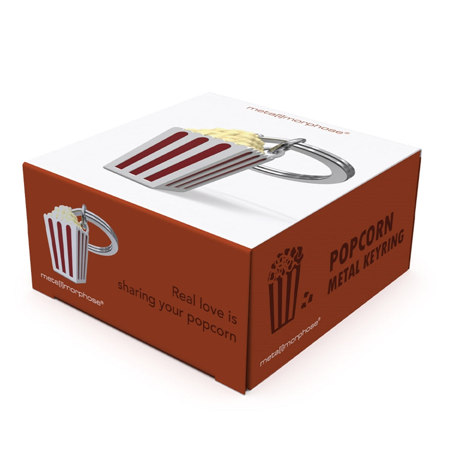 Metalinis raktų pakabukas „Popkornų Meilė“ – Metalmorphose kino skonių aksesuaras