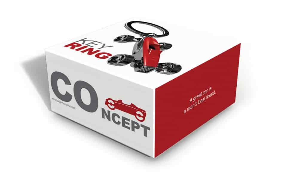 Metalmorphose.lt metalinis raktų pakabukas RAUDONASIS BOLIDAS. Ryškiai raudonas sportinis automobilis su besisukančiais détaileis ratais ir aerodinaminiu korpusu. TRANSPORTO PASAULIS kolekcija.