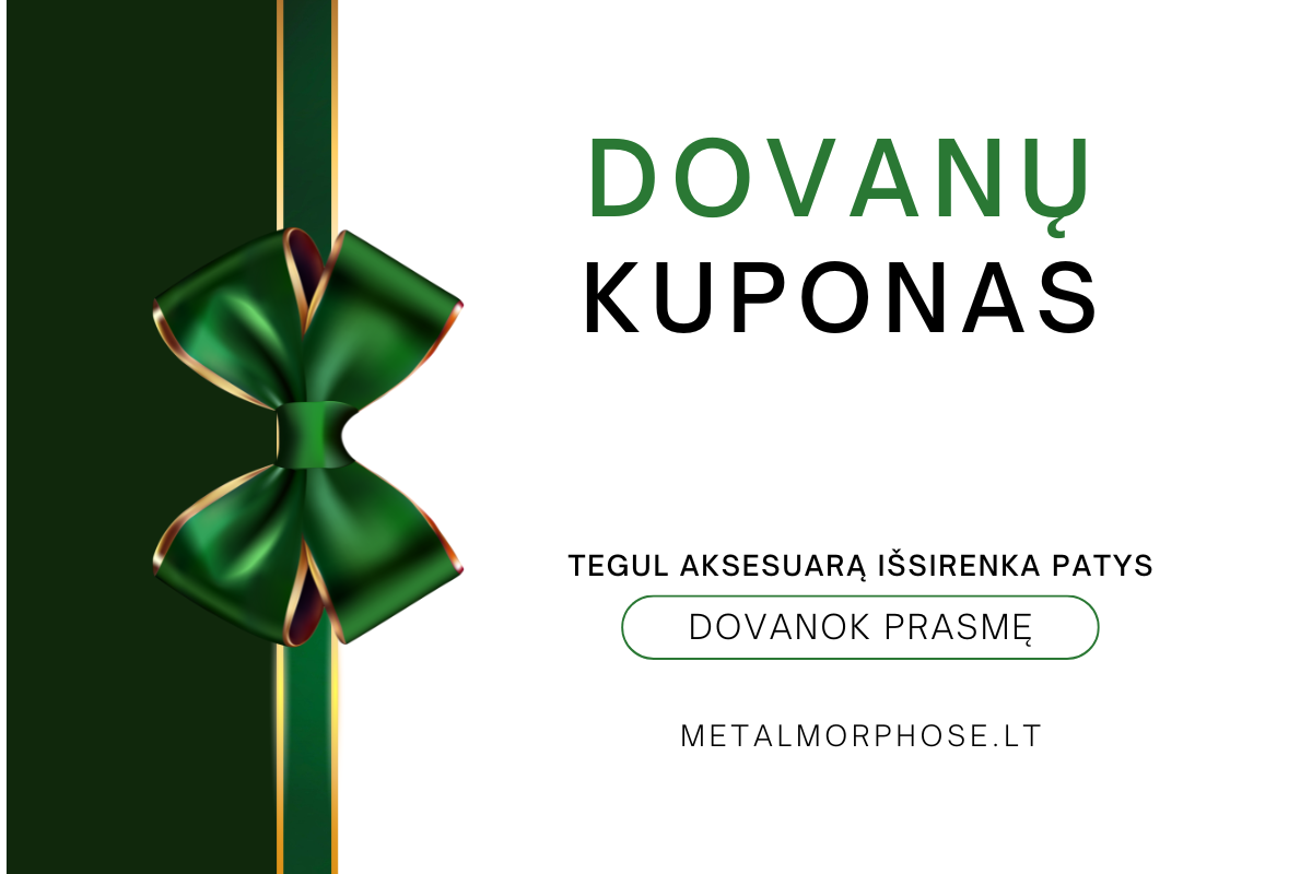 Metalmorphose.lt dovanų kuponas raktų pakabukams ir aksesuarams. Siūlomos nuostabios kainos nuostabiems produktams, kuriuos perka nuostabūs žmonės.